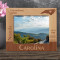 North Carolina Personalized Wooden Frame-10" x 8" Brown Horizontal