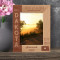 North Dakota Personalized Wooden Frame 5" x 7" Brown (Vertical)