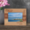 Ohio Personalized Wooden Frame-6" x 4" Brown Horizontal