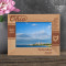 Ohio Personalized Wooden Frame 7" x 5" Brown Horizontal