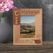 Oklahoma Personalized Wooden Frame 3 1/2" x 5" Brown (Vertical)