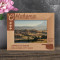 Oklahoma Personalized Wooden Frame 7" x 5" Brown Horizontal