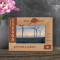 Oregon Personalized Wooden Frame-6" x 4" Brown Horizontal