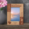 South Carolina Personalized Wooden Frame 4" x 6" Brown (Vertical)