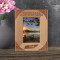 Tennessee Personalized Wooden Frame 3 1/2" x 5" Brown (Vertical)