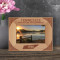 Tennessee Personalized Wooden Frame-6" x 4" Brown Horizontal