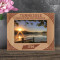Tennessee Personalized Wooden Frame 7" x 5" Brown Horizontal