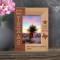 Texas Personalized Wooden Frame 4" x 6" Brown (Vertical)