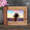 Texas Personalized Wooden Frame 7" x 5" Brown Horizontal