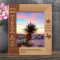 Texas Personalized Wooden Frame 8" x 10" Brown (Vertical)