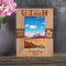 Utah Personalized Wooden Frame 4" x 6" Brown (Vertical)