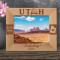 Utah Personalized Wooden Frame-10" x 8" Brown Horizontal