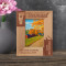 Vermont Personalized Wooden Frame 3 1/2" x 5" Brown (Vertical)