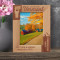 Vermont Personalized Wooden Frame 5" x 7" Brown (Vertical)