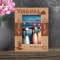 Virginia Personalized Wooden Frame 4" x 6" Brown (Vertical)