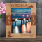 Virginia Personalized Wooden Frame 8" x 10" Brown (Vertical)