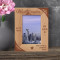 Washington Personalized Wooden Frame 4" x 6" Brown (Vertical)
