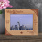 Washington Personalized Wooden Frame 7" x 5" Brown Horizontal
