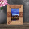 West Virginia Personalized Wooden Frame 3 1/2" x 5" Brown (Vertical)