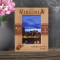 West Virginia Personalized Wooden Frame 4" x 6" Brown (Vertical)