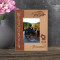 Wisconsin Personalized Wooden Frame 3 1/2" x 5" Brown (Vertical)