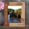 Wisconsin Personalized Wooden Frame 8" x 10" Brown (Vertical)