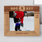 Hockey Personalized Wooden Frame-10" x 8" Brown Horizontal