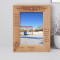 Hockey Personalized Wooden Frame 5" x 7" Brown (Vertical)