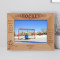 Hockey Personalized Wooden Frame 7" x 5" Brown Horizontal