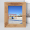 Hockey Personalized Wooden Frame 8" x 10" Brown (Vertical)