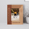 Hockey Personalized Wooden Frame 3 1/2" x 5" Brown (Vertical)