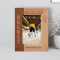 Hockey Personalized Wooden Frame 4" x 6" Brown (Vertical)