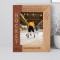 Hockey Personalized Wooden Frame 5" x 7" Brown (Vertical)