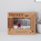 Hockey Personalized Wooden Frame-5" x 3 1/2" Brown Horizontal