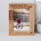 Hockey Personalized Wooden Frame 5" x 7" Brown (Vertical)