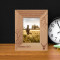 There Is A Passion For Hunting Personalized Wooden Frame 3 1/2" x 5" Brown (Vertical)