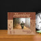 Hunting Personalized Wooden Frame-5" x 3 1/2" Brown Horizontal