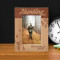 Hunting Personalized Wooden Frame 4" x 6" Brown (Vertical)