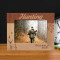 Hunting Personalized Wooden Frame-7" x 5" Brown Horizontal