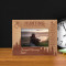 Hunting You Can See The True Heart Of A Man Personalized Wooden Frame-5" x 3 1/2" Brown Horizontal