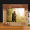 Eat Sleep Hunt Personalized Wooden Frame-10" x 8" Brown Horizontal