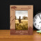 Wild Adventure Personalized Wooden Frame 4" x 6" Brown (Vertical)