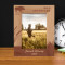 Wild Adventure Personalized Wooden Frame 5" x 7" Brown (Vertical)