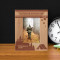 Outdoor Adventure Personalized Wooden Frame 3 1/2" x 5" Brown (Vertical)