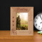 Hunting To Hunt Successfully Personalized Wooden Frame 3 1/2" x 5" Brown (Vertical)