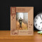 Hunting Personalized Wooden Frame 3 1/2" x 5" Brown (Vertical)