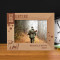 Hunting Personalized Wooden Frame-7" x 5" Brown Horizontal