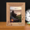 Hunting You Can See The True Heart Personalized Wooden Frame 5" x 7" Brown (Vertical)
