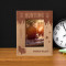 Hunting Personalized Wooden Frame 3 1/2" x 5" Brown (Vertical)