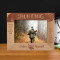 Hunting When You're Out In The Woods With Weapon Personalized Wooden Frame 7" x 5" Brown Horizontal